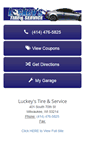Mobile Screenshot of luckeystireandservice.com
